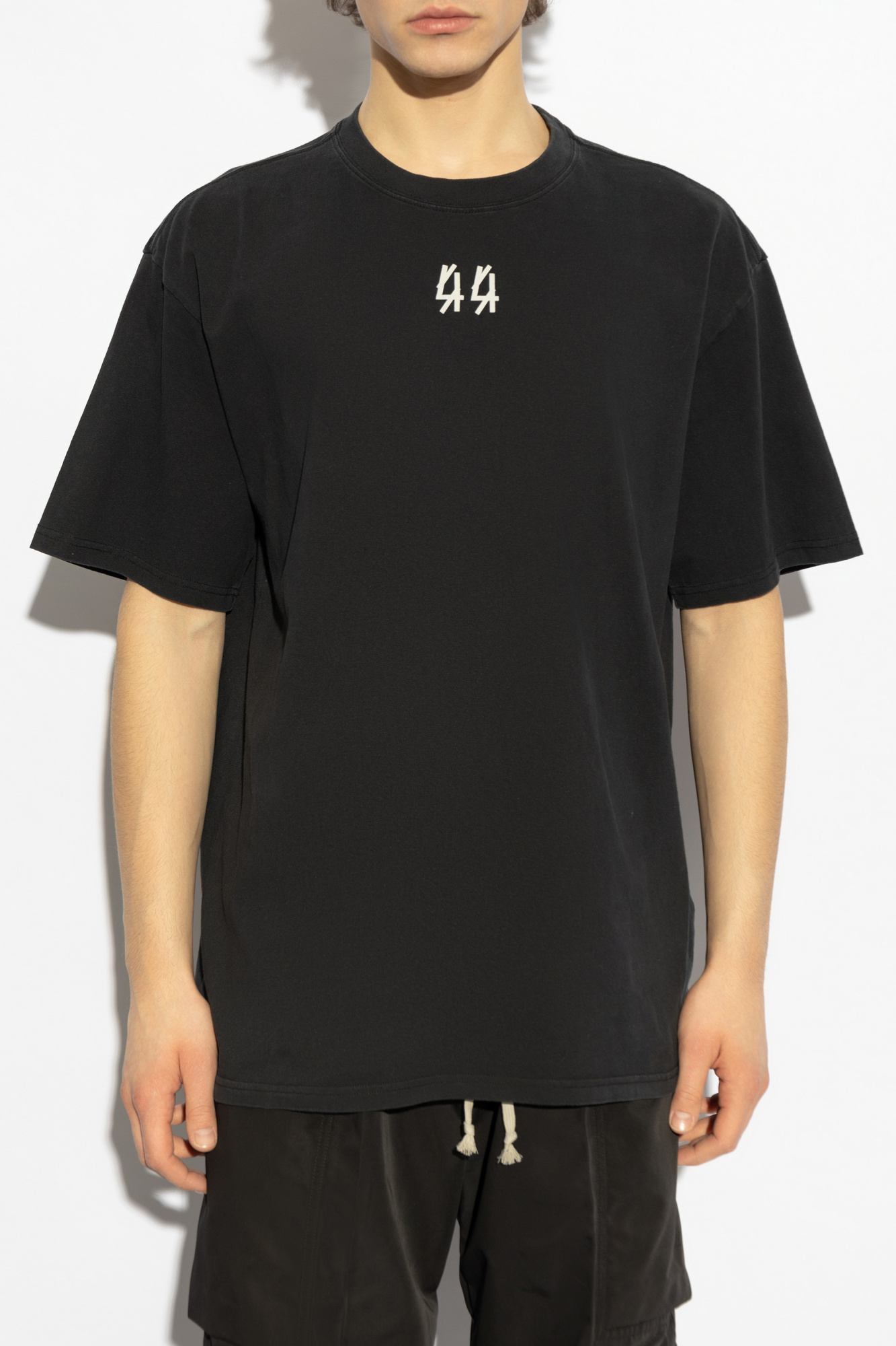 Black T-shirt with logo 44 Label Group - Vitkac GB
